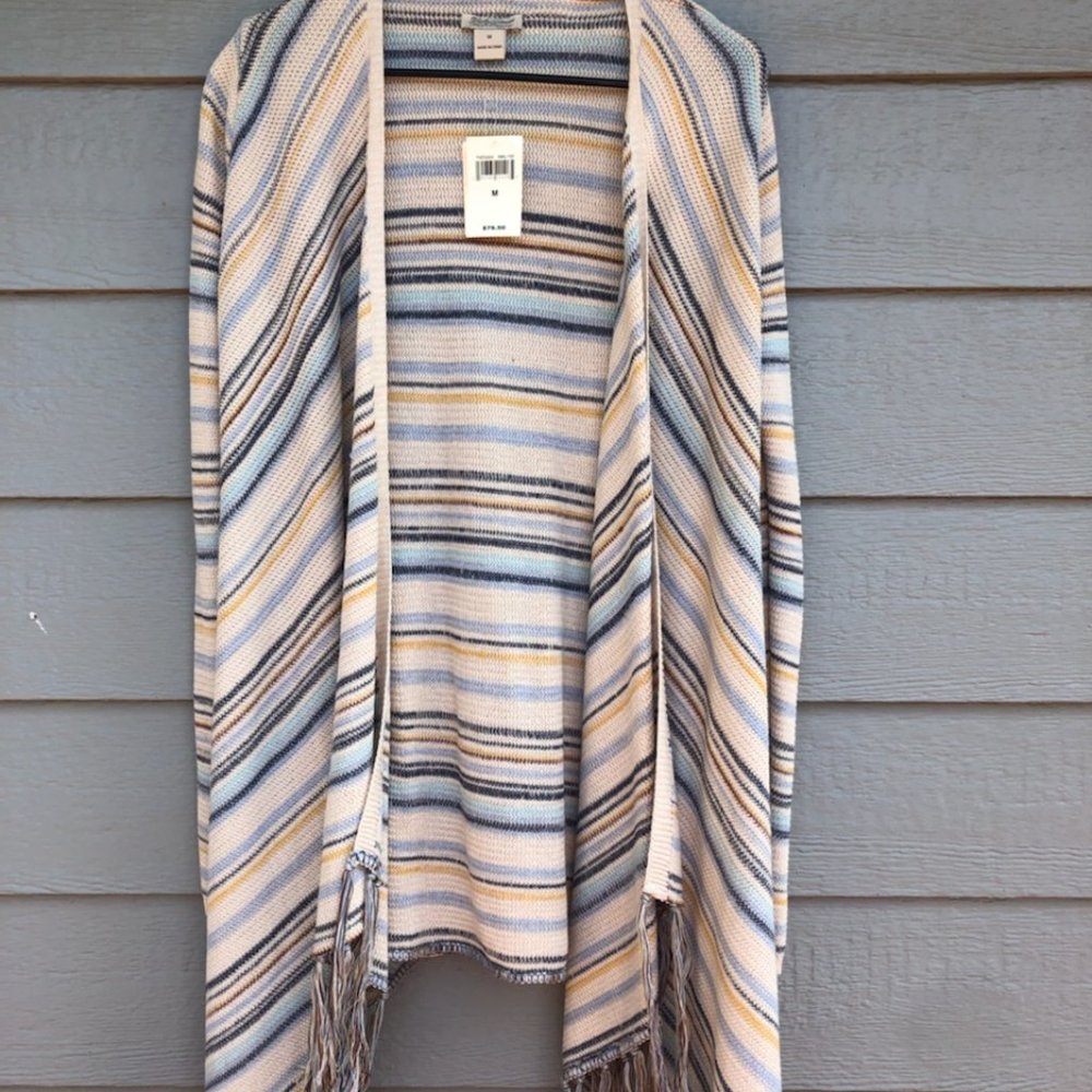 Lucky Brand NWT Medium Women's striped sweater